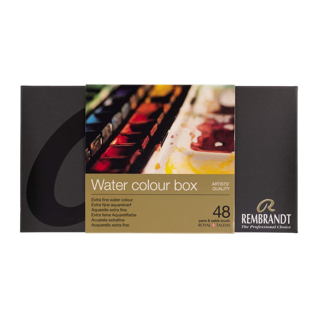 Talence Japan Solid Watercolor Paint Rembrandt Прозрачная акварель 48 цветов Набор T0583-8648