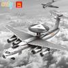 Wange Military Armored Aircraft Model Spy Plane Airborne Warning Building Block Toy Set Compatible with Bricks Children's Birthday Gift No.5005