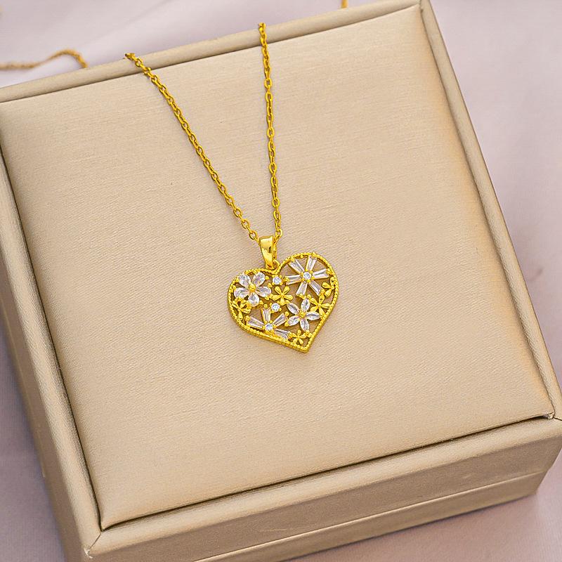 Ожерелье Love из титановой стали