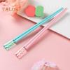 5 Pairs Reusable Plastic Chopsticks BPA-Free Dishwasher-Safe Non-Slip Fiberglass Chopsticks Chinese Japanese Chopstick Gift Set