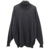 SIDESLOPE Long Sleeve Turtleneck Knit Black Men's Used