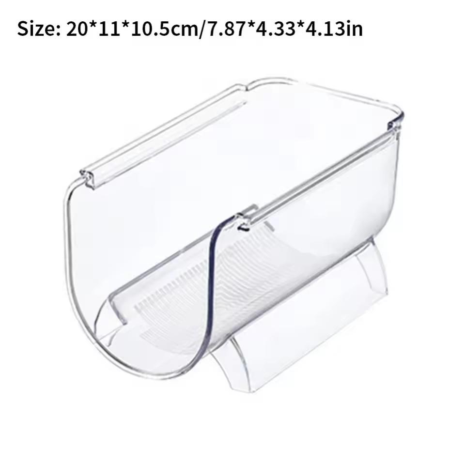 Прозрачный держатель для винных и водных бутылок для холодильника, штабелируемый пластиковый органайзер для хранения винных стоек для холодильника, шкафа, кладовой