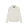 Fear of God Essentials Мужские топы с длинным рукавом из трикотажа SS22, поло, цвет пшеницы, FOG-SS22-157