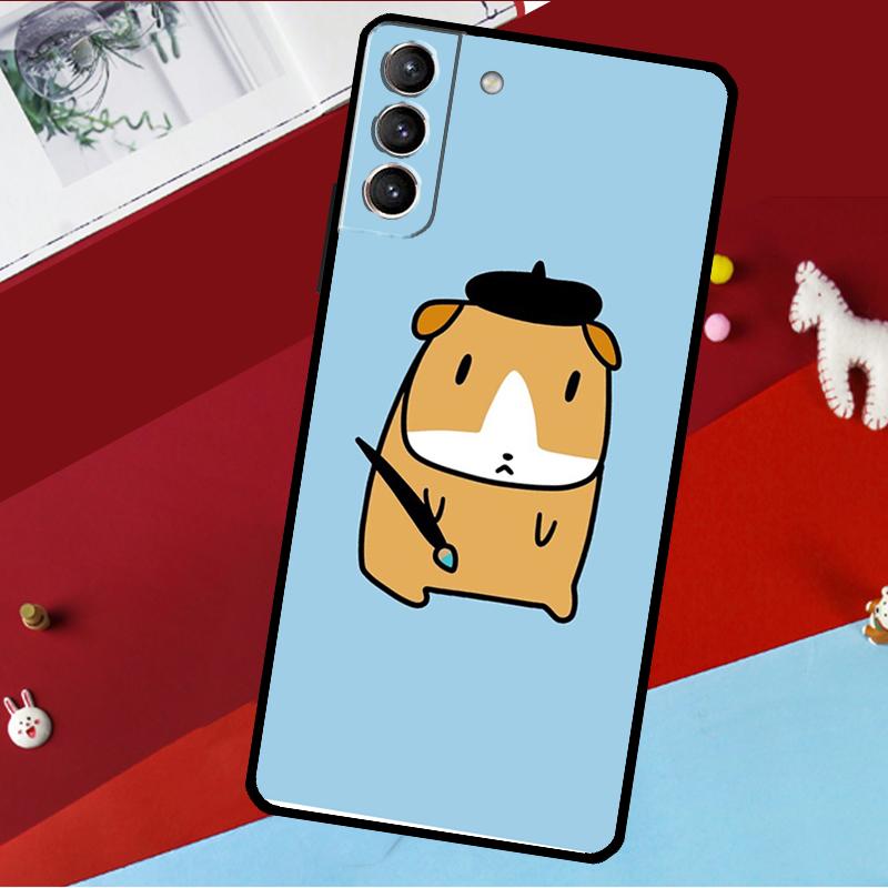 Funny Guinea Pig Balloon Funda For Samsung Galaxy S26 S25 S24 S21 S22 S20 Ultra S9 S10 Plus S23 FE S25 FE Phone Case