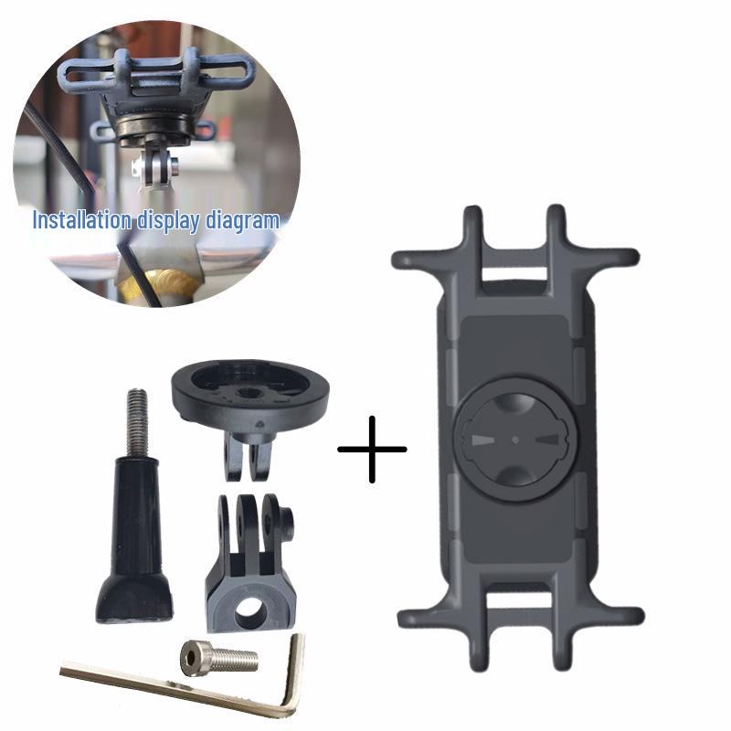 Mount for Brompton Folding Bike: Compatible with Bryton, Garmin Bike Computers, CatEye Lights & GoPro