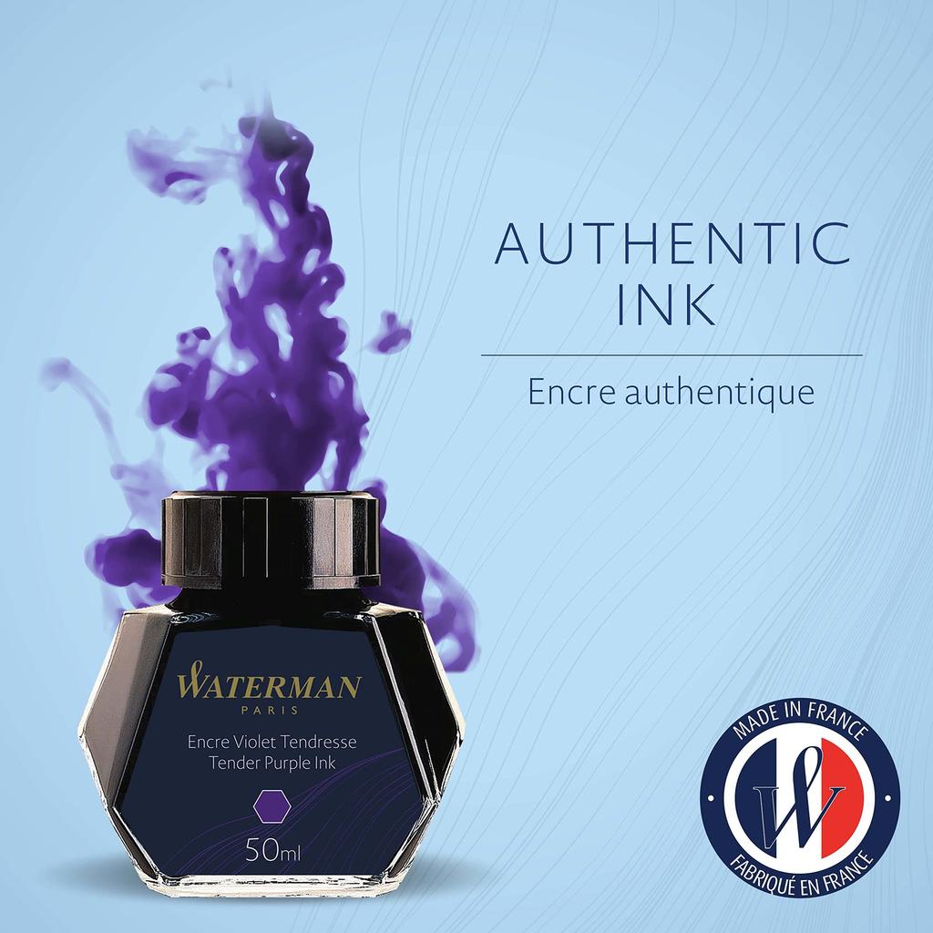 WATERMAN Bottled Ink Purple S0110750 50ml Officially Imported