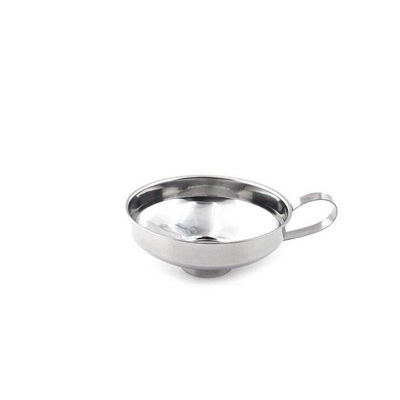 Oil Wide Mouth Canning Funnel Kitchen Jam Gadget Stainless Steel Leak Hoppers