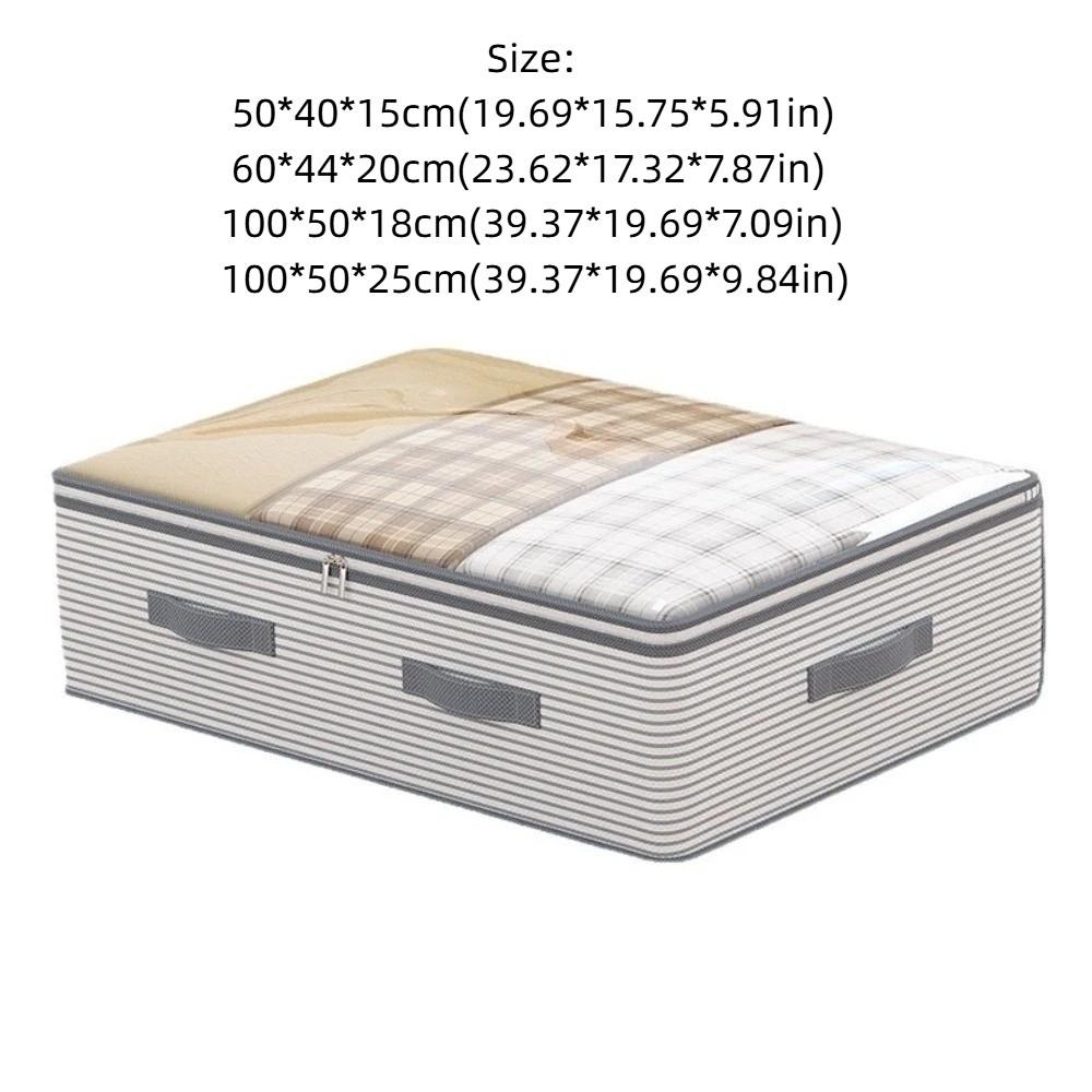 Clear Window Clothes Storage Bag Large Capacity Storage Container Under Bed Storage