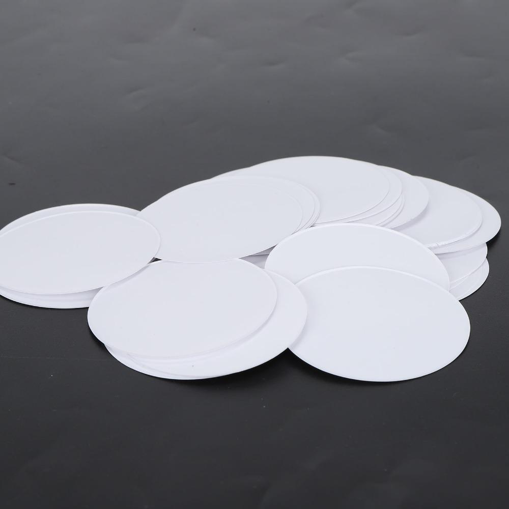 100pcs 44MM DIY Badge Papers White Button Badge Blank Paper Badge Making Paper DIY Crafts