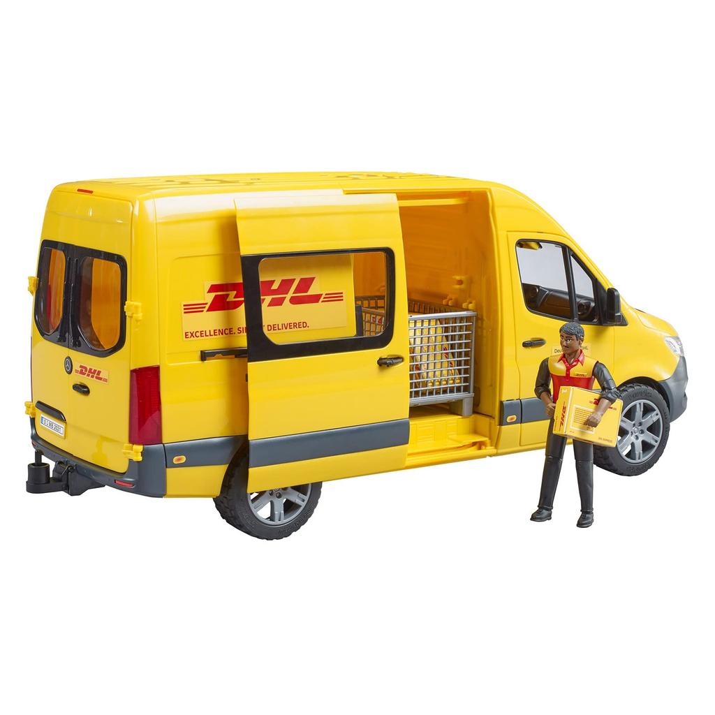 Брудер МБ DHL BR02671 (с фигурой)