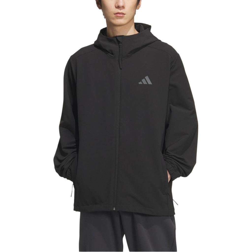 adidas Куртки Унисекс Черные С Капюшоном Умеренные KF5222