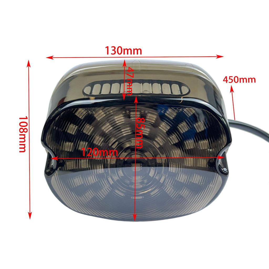 Motorcycle Red Brake Turn Signal Taillights License Plate LED Tail Light For Harley Touring Sportster XL883 1200 Dyna Softail