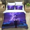 Аниме Genshin Impact Пододеяльник Наволочка Постельное белье Взрослый Мальчик Девочка Украшение Спальни Детский Односпальный Двуспальный Большой Размер