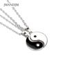 Chinese Style Tai Chi Bagua Yin Yang Pendant Necklace Set Unisex