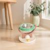Indoor Cat Feeding Station 2-in-1 Wall Mounted Bowl, Elevated Food Anti-Tipping Foldable Raised Bowl Pet Feeder Shelf, Floating for Cats,