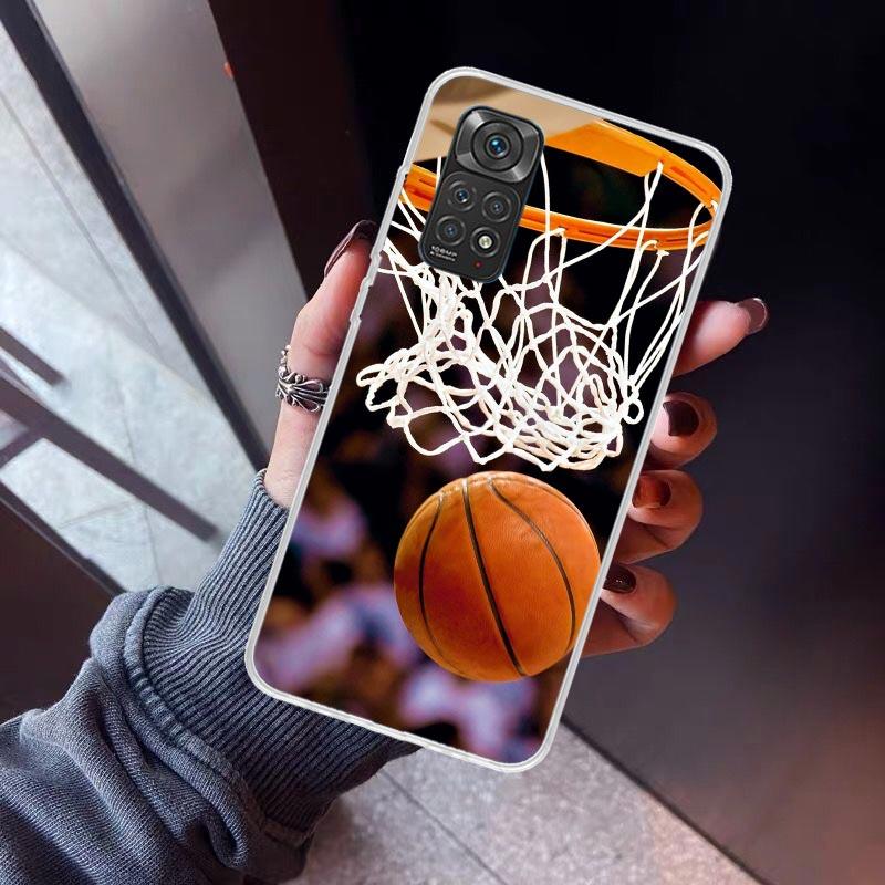 Basketball Basket Sports Phone Case For Xiaomi Redmi Note 15 14 14S 13 12S 12 Pro Plus 11S 11 10S 10 4G Cover 11E 11T 5G Print F