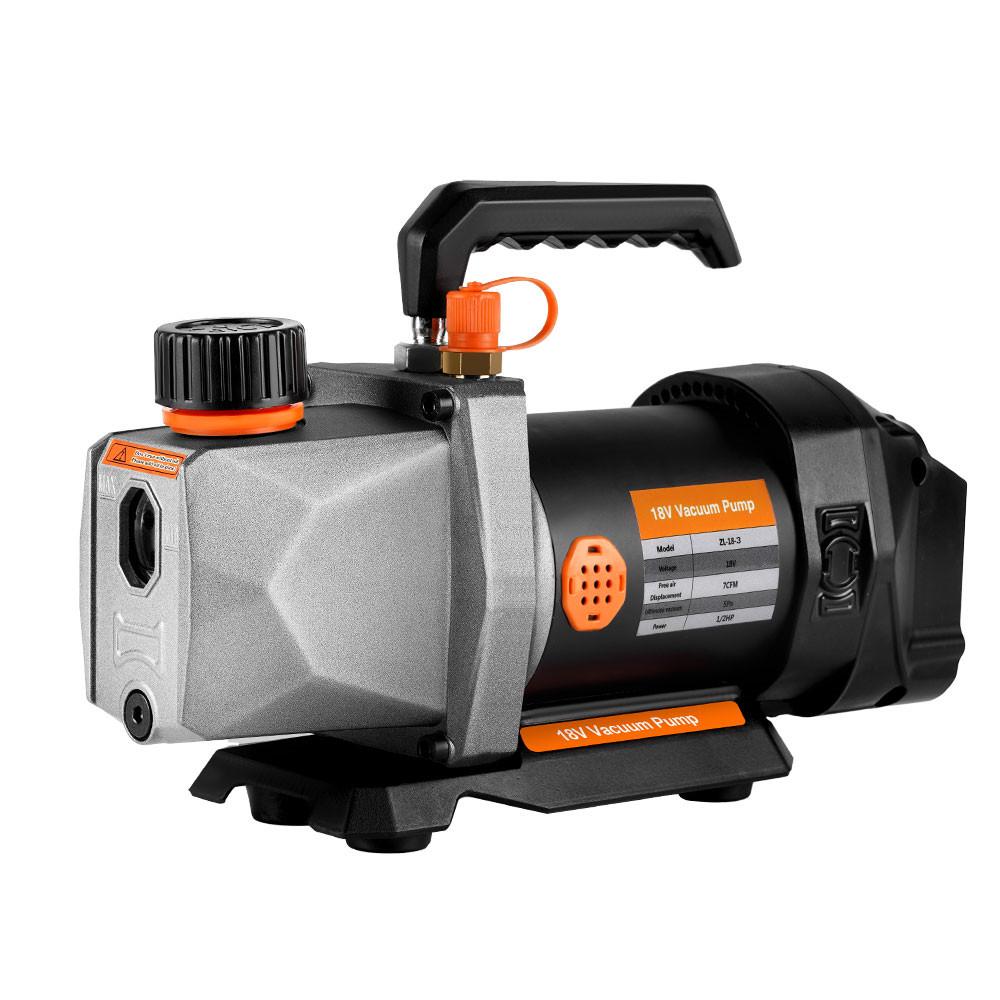 Беспроводной вакуумный насос для хладагента 7CFM 5PA 1/2 л.с. 1/4" вход для воздуха Для бытового кондиционирования воздуха Для аккумулятора