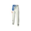 MMQ Series Tie Dye Drawstring Jogger Sweatpants Unisex Bottoms White 539580-02