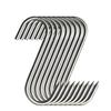 20pcs Heavy Duty S Shaped Butcher Hooks Sharp Tip Metal Hangers for Meat Sausages Hanging Home Grilling 