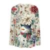Long Sleeve Shirts For Women Cute Print Graphic Tees Blouses Casual Plus Size Basic Tops Pullover