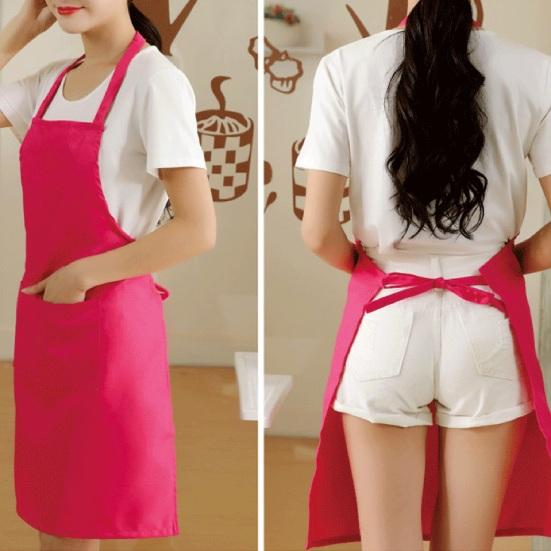 Фартук унисекс, долговечный рабочий фартук с карманами, регулируемые ремни, кухонный фартук для гриля, ресторана, бара, кафе