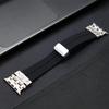 Магнитный силиконовый ремешок для Apple Watch Ultra 3 2 49 мм 9 8 7 45 мм Петли Браслет Ремешок для iWatch Серии 11 10 46 мм 6 5 4 Se 44 мм