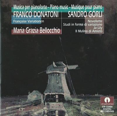 CD ДОНАТОНИ; БЕЛЛОККЬО, МАРИЯ ГРАЦИЯ - Горли/Донатони: Фортепианная музыка STR33486 Stradivarius 1998 Италия Классическая Б/У