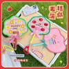 Apple Tree Embroidery Hand-Woven Fan Summer Portable Decorative Hand Fan New Style for Babies