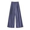 Women's Modal Pleated High-Waisted Wide-Leg Pants