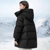 Xuezhongfei Women's Winter Detachable Hood Duck Down Puffer Jacket X40149408F
