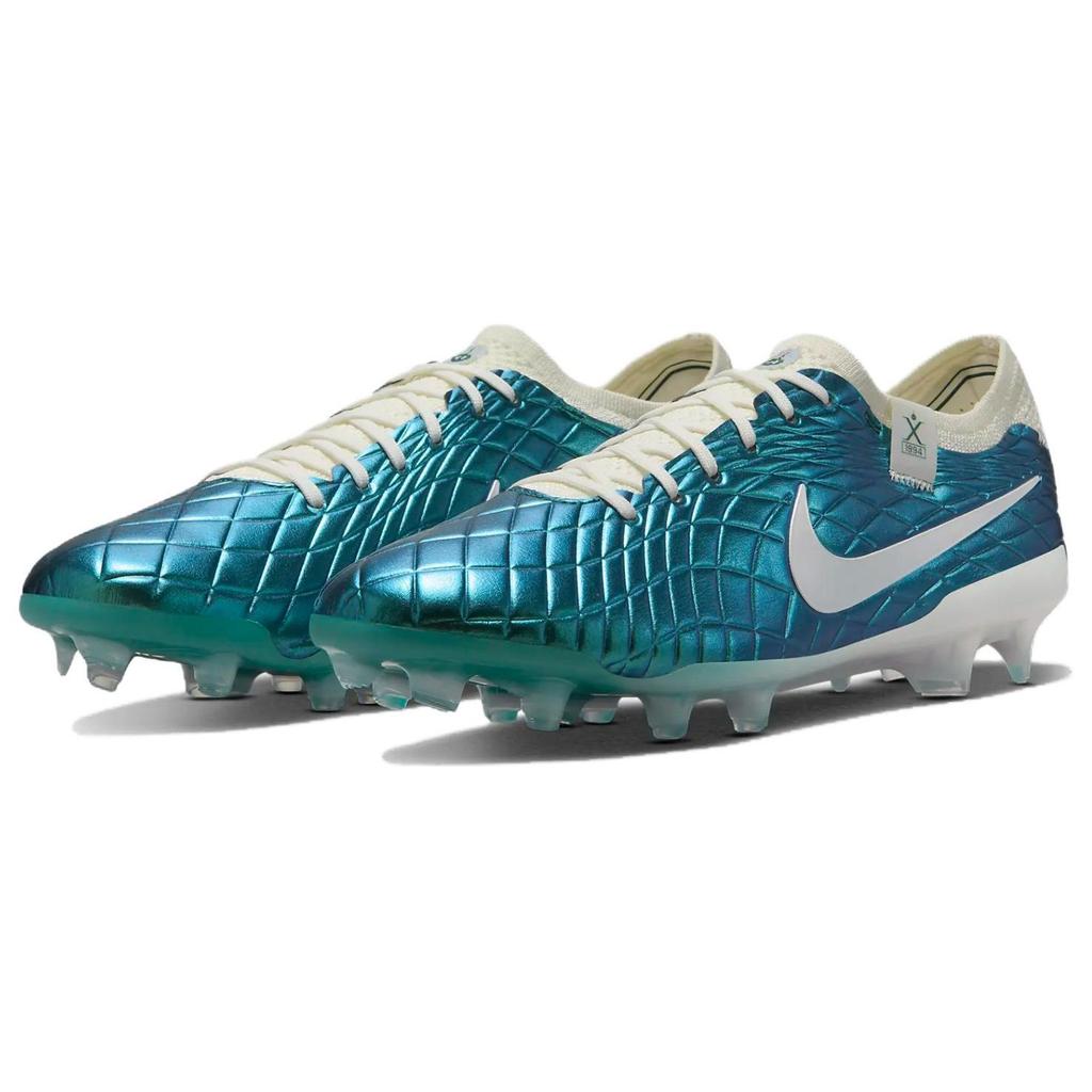 Nike Мужские кроссовки Tiempo Legend 10 Elite FG Изумрудные Мужские Кроссовки Бирюзовый Темно-Атомарный-Бирюзовый Парус FQ3247-300