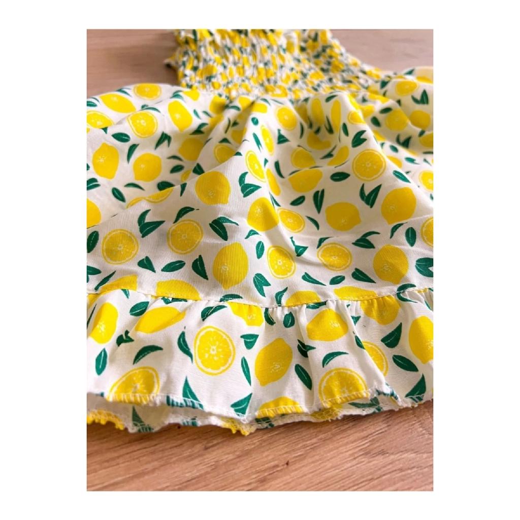Lemon Summer Dress Yklmn01