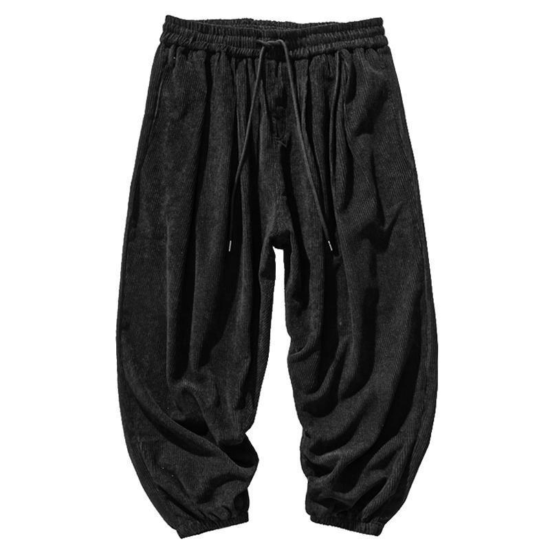 Вельветовые мужские шаровары, модные мужские спортивные штаны, большие размеры, хлопковые женские повседневные брюки, уличная одежда, дропшиппинг