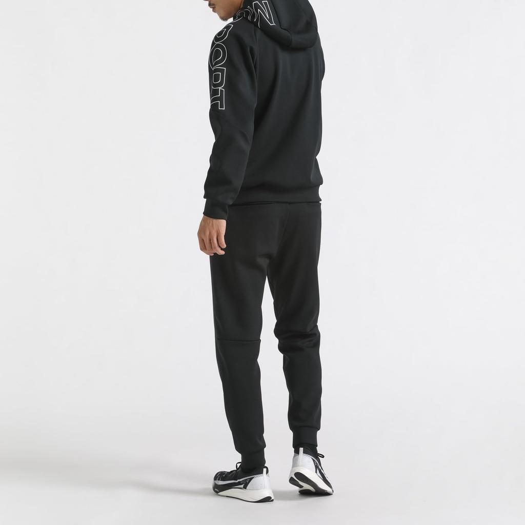 Толстовка Descente с застежкой-молнией и защитой SHIELD по всему периметру с рисунком MVSP, ветрозащитная, сохраняющая тепло, эластичная, впитывающая пот, для тренировок, размер L [Move Sports] (Оба