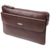 Stylish Clutch for Men Made of Genuine Leather CANPELLINI 21548 Brown