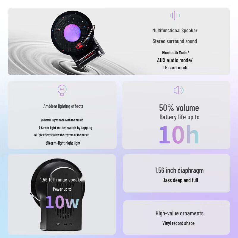 Jidiwuzhong X7 Ретро Портативная Bluetooth-колонка (Китайская версия)