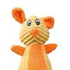 Мягкая игрушка Собака Пищащая Плюшевый Слон Кролик Свинья Собака Игрушка-грызун Собака Игрушка для обнимашек для щенков Прорезыватель зубов Снятие тревоги разлуки