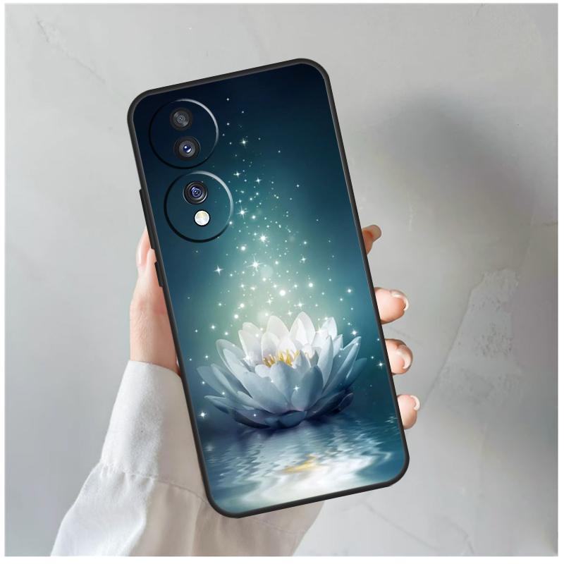 Summer Lotus For Honor Magic 8 5 6 7 Pro Case For Honor 200 400 70 90 Lite X8c X8b X9a X9b X9c X9d Win RT