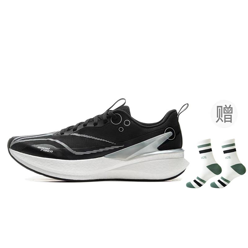 Li Ning Red Hare 8PRO Тканевые Низкие Кроссовки для Тренировок Тест на Физическую Подготовку Медицинский Осмотр Беговые Кроссовки Мужские Черные ARPV003-2