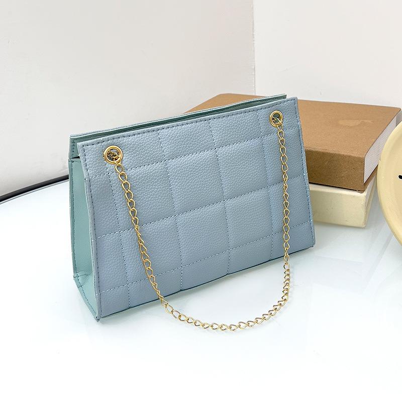 Lychee Plaid Pillow Bag Shoulder Bag for Women