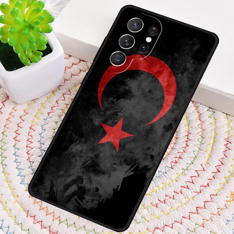 Чехол для телефона TPU с флагом Турции Ататюрка для Samsung Galaxy note 10 pro S26 S25 S24 S23 S22 Ultra Plus S21 FE S20