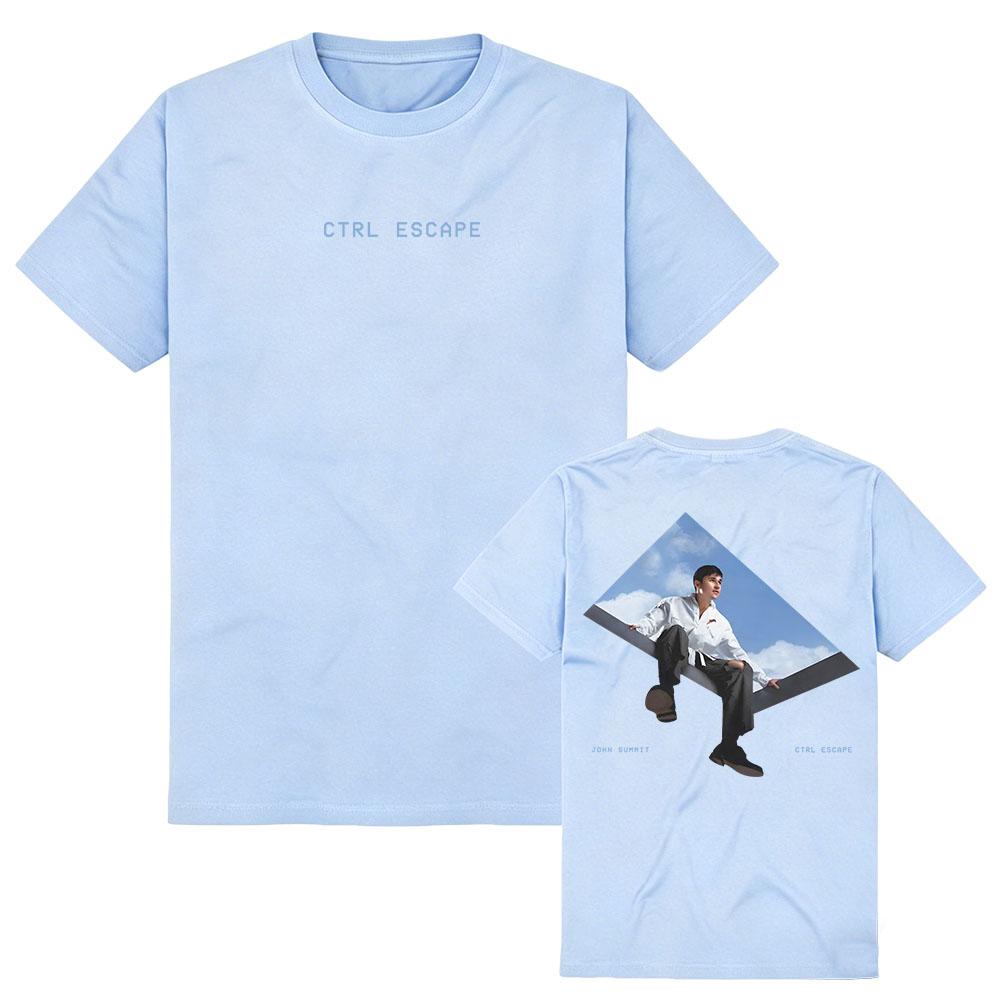 CTRL ESCAPE Tee JOHN SUMMIT Singer Design T-shirt Unisex Streetwear Cotton Short Sleeve Soft Male Tshirts Graphic Print Merch