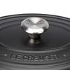 Le Creuset Signature Кастрюля-кокот овальная 25 см Чугун Эмалированная Матовая и Совместимая с духовкой Японская кастрюля, Черная, Газ, Индукция, [Официальный продукт]