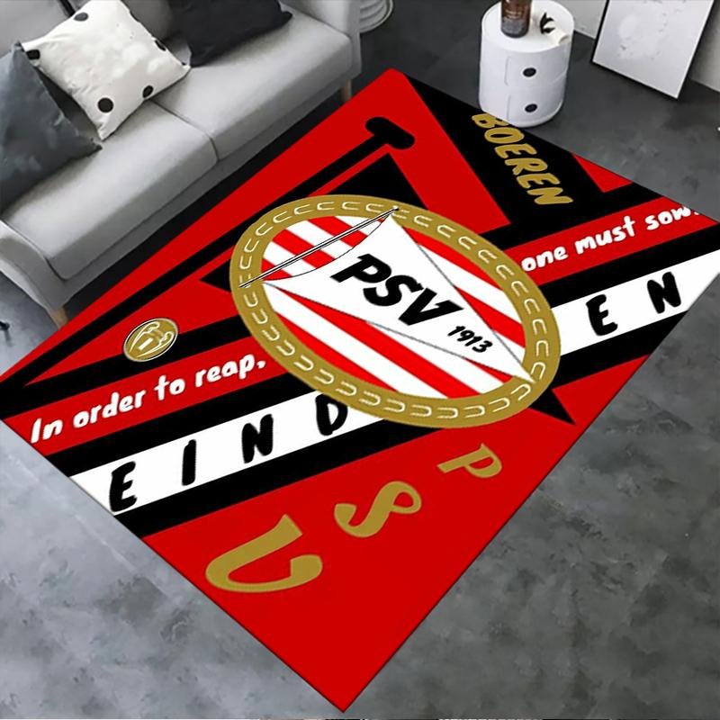 Новый ковер PSV Eindhoven 2025 для гостиной, спальни, дома, украшение дивана, нескользящий коврик для детских игр