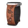 Гравированные ремешки для Apple Watch Band 46мм 42мм 44мм 45мм 40 41мм 49мм correa bracelet iwatch Серия 11 10 9 8 7 6 5 Ultra 3 SE