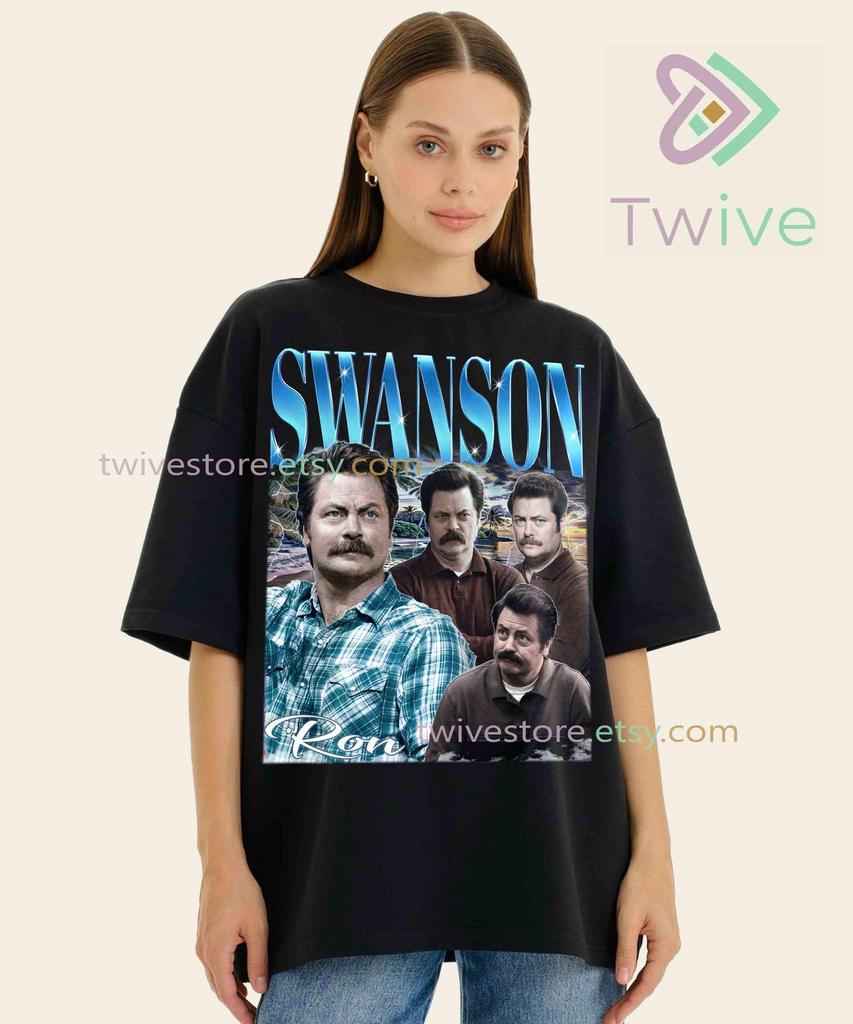Винтажная футболка Ron Swanson Comfort Colors, Подарок фанату «Парков и зон отдыха»