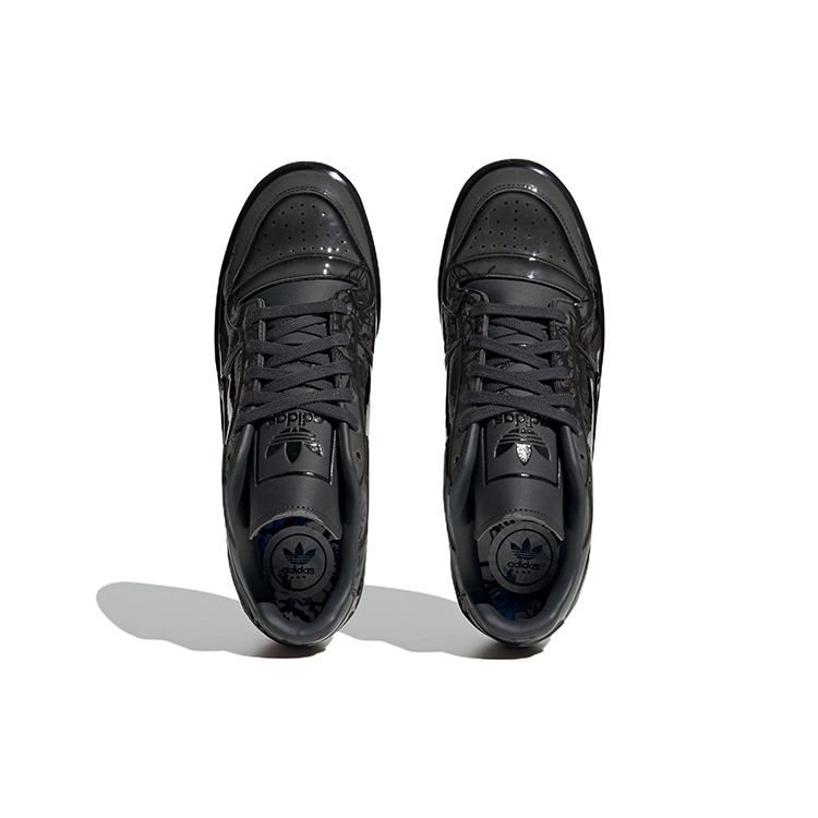 adidas Форум Низкие китайские фарфоровые кроссовки унисекс черного цвета от поставщика, карбон IE4203