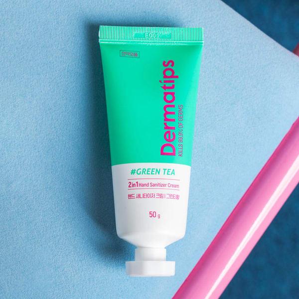 Dermatips Save My Hand Sanitizer Cream 50 G Green Tea Scent