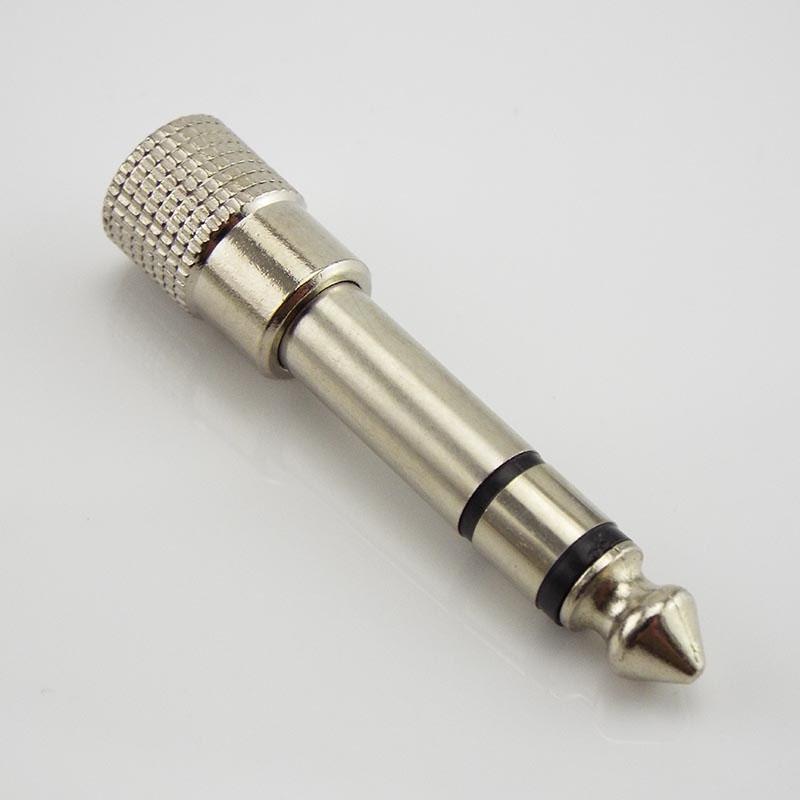 6,5 мм 6,35 мм 1/4" штекер на 3,5 мм 1/8" гнездо стерео разъем наушники динамик аудио адаптер для фортепиано микрофон