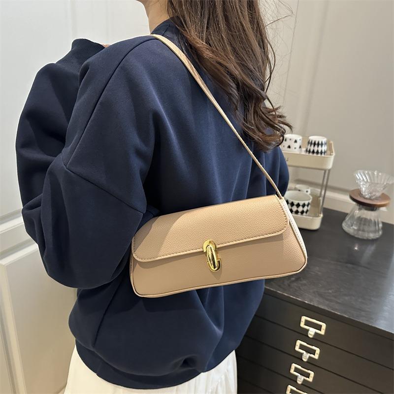 Простая вместительная сумка-кроссбоди на плечо или подмышку, новая модель начала осени, простая модная маленькая квадратная сумка